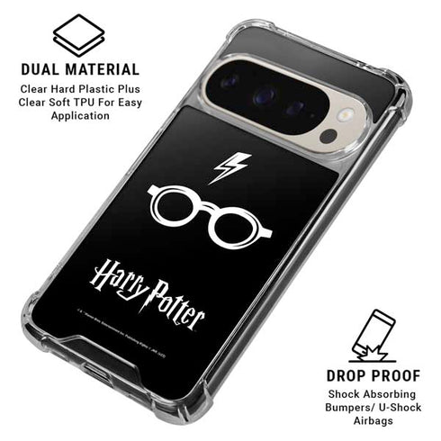 Wizarding World Harry Potter Scar and Glasses Pixel 9 Pro XL Clear Case